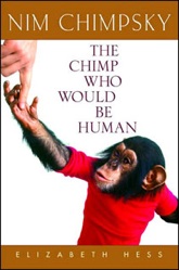photo from cover of book on Nim Chimpsky